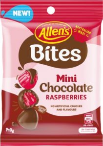 Allen's Chocolate Coated Raspberries