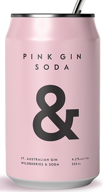Ampersand Projects Pink Gin Soda And 375ml 4 Pack Gluten Free Products Of Australia