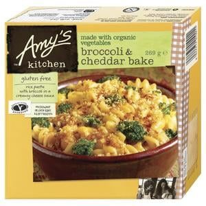 Amy's Kitchen Frozen Gluten Free Broccoli & Cheddar Bake