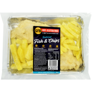 Battered Fish & Chips Tray Gluten Free 530gm