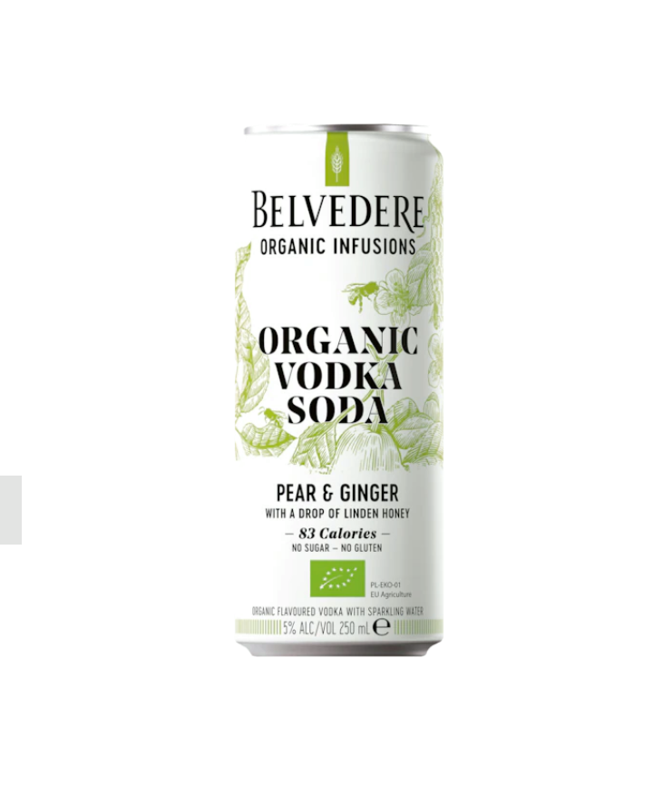 Belvedere Organic Pear & Ginger