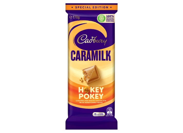 Cadbury Caramilk Hokey Pokey