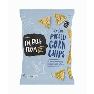 Coles I'M Free From Puffed Corn Chips Quinoa & Chia