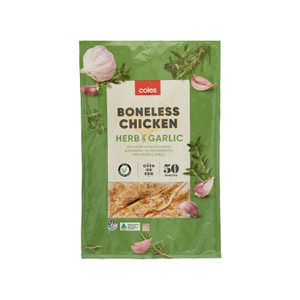 Coles RSPCA Approved Chicken Whole Boneless Herb & Garlic