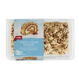 Coles Toffee & Pecan Roulade
