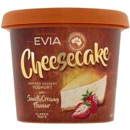 Evia Cheesecake Inspired Dessert Yoghurt 350g