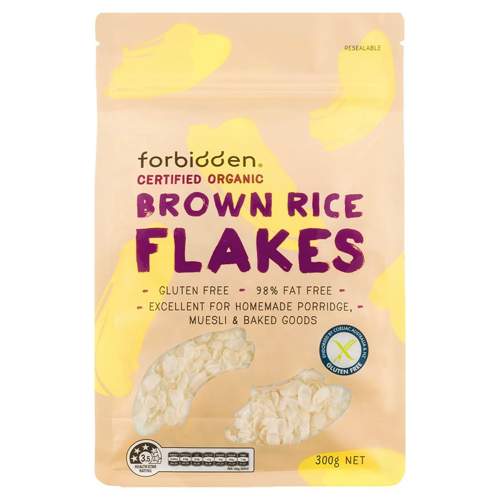 Forbidden Foods Organic Brown Rice Flakes