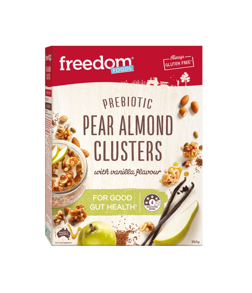 Freedom Foods Prebiotic Pear Almond Clusters 360g
