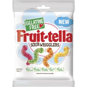 Fruit-tella Sour Wrigglers 120g