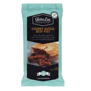 Gluten Free Bakehouse Chunky Beef Pie 2 pack