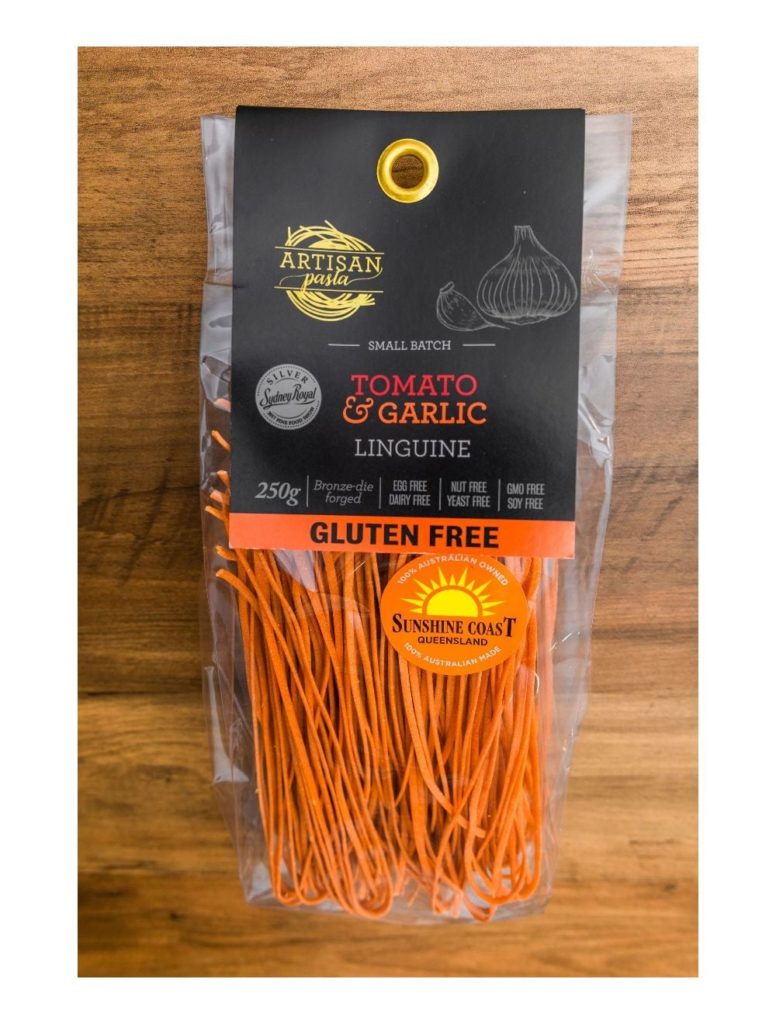 Gluten Free Linguine Pasta - Tomato & Garlic