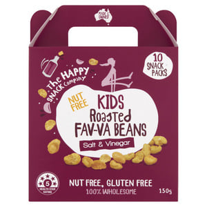 Happy Snack Company Kids Fav-va Bean Salt & Vinegar