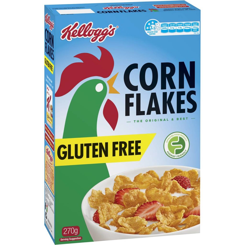 Kellogg's Gluten Free Corn Flakes Breakfast Cereal