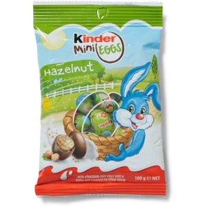 Kinder Easter Mini Eggs Milk Choc With Crushed Hazelnuts 100g