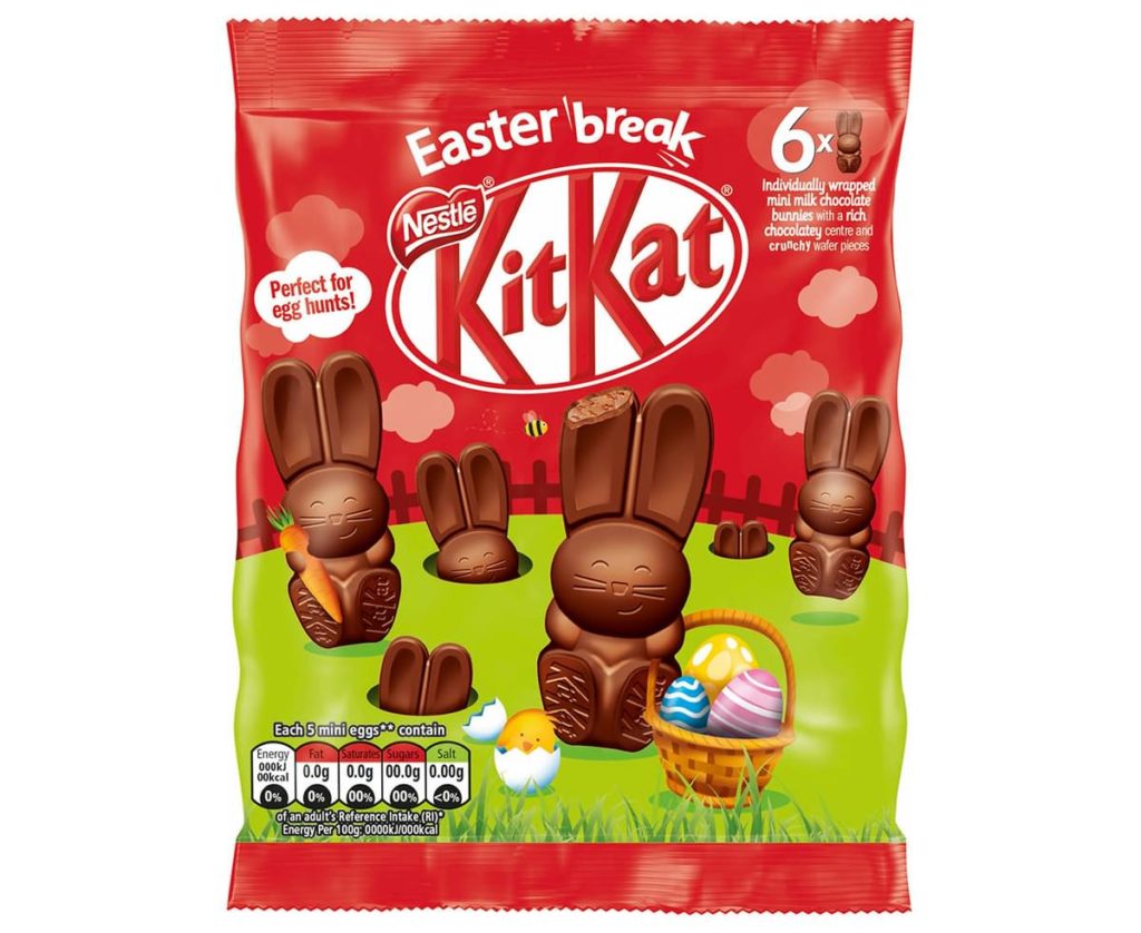 Nestlé Kit Kat Mini Easter Chocolate Bunny 66g