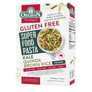 Orgran Superfood Kale Quinoa Brown Rice Penne Pasta