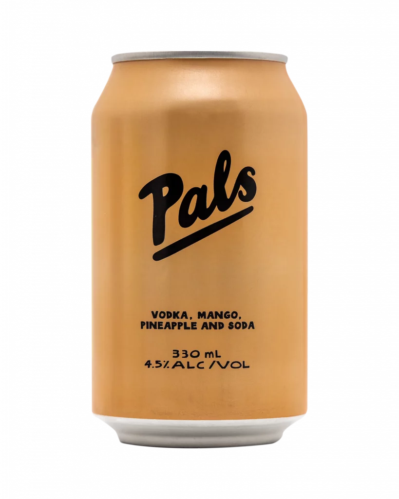 Pals Vodka Mango and Pineapple 4.5% 330mL