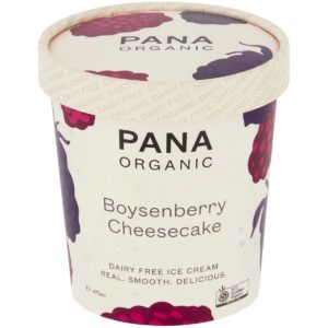 Pana Organic Boysenberry Cheesecake Dairy Free Ice Cream Tub