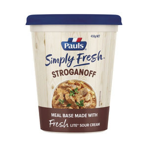 Pauls Simply Fresh Stroganoff Lite Sour Cream Meal Base Sauce
