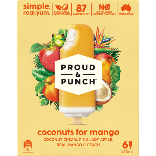 Proud & Punch Coconuts For Mango COCONUT POPS