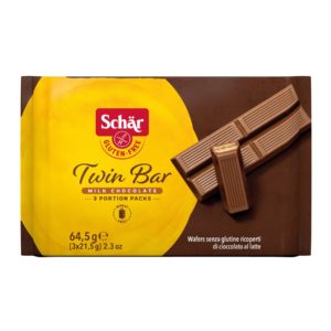 SCHAR Twin Bar Chocolate Coated Wafers 64.5g