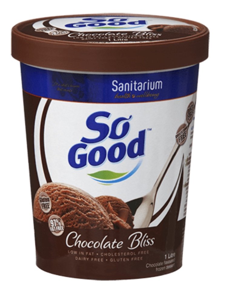 Sanitarium So Good Chocolate Bliss Frozen Dessert Tub