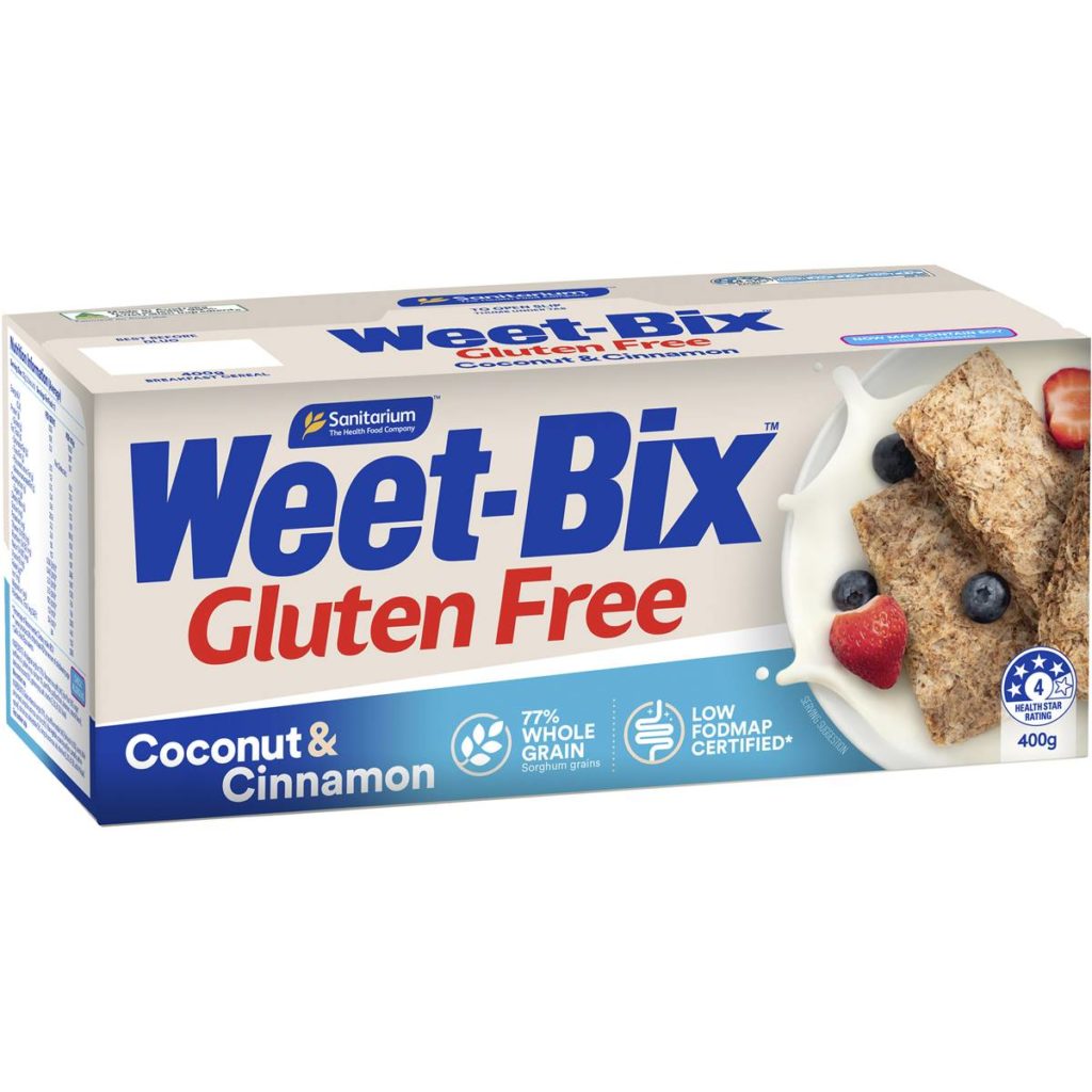 Sanitarium Weet-Bix Gluten Free Coconut & Cinnamon Breakfast Cereal