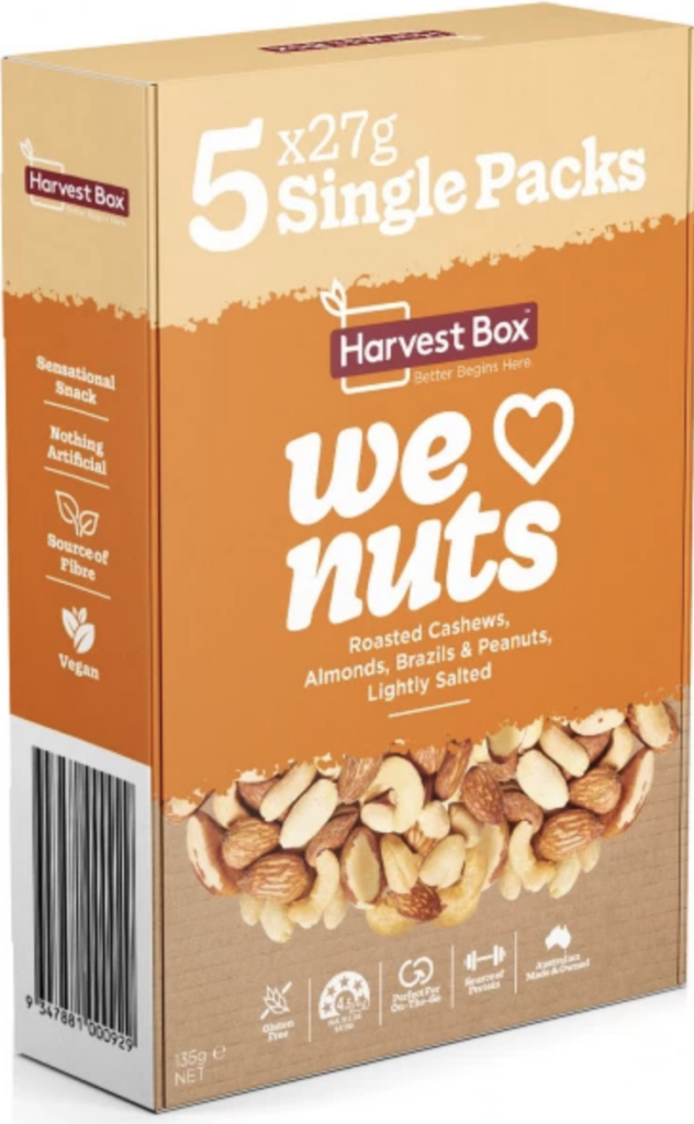 Power We Love Nuts Multipack 5x27g Pack