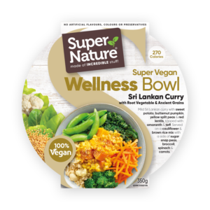 Super Nature Super Green Sri Lankan Bowl Frozen Meal 350g
