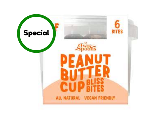 Two Spoons Peanut Butter Cup Bliss Bites