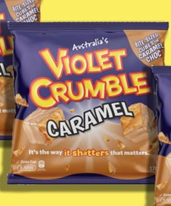 Violet Crumble Caramel Bites