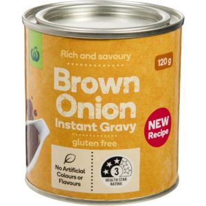 Woolworths Brown Onion Instant Gravy 120g