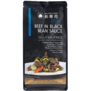 New Chinese Garden Beef in Black Bean Sauce 400g