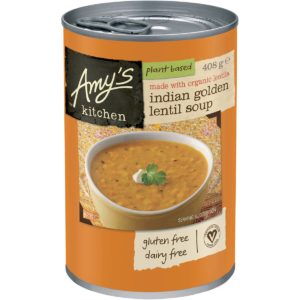 Amy's Kitchen Organic Indian Golden Lentil Soup 408g