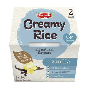 Aunt Betty's Creamy Rice Snack With Vanilla