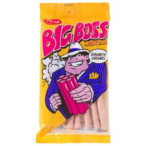 Big Boss Caramel Candy Sticks Sharebag 125g