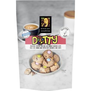 Byron Bay Cookies Gluten Free Dotty Cookie Bites 100g