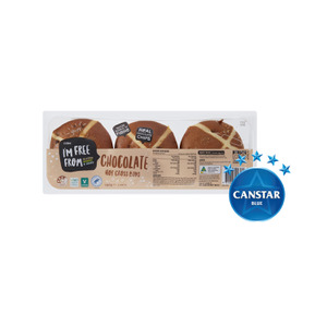 Coles Hot Cross Bun Gluten Free Chocolate