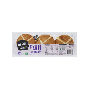 Coles Hot Cross Buns Gluten Free
