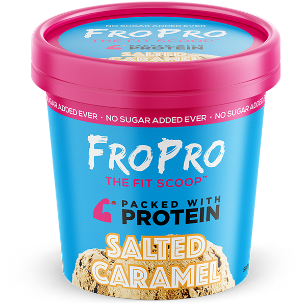 Fropro Salted Caramel Ice Cream Tub 520ml