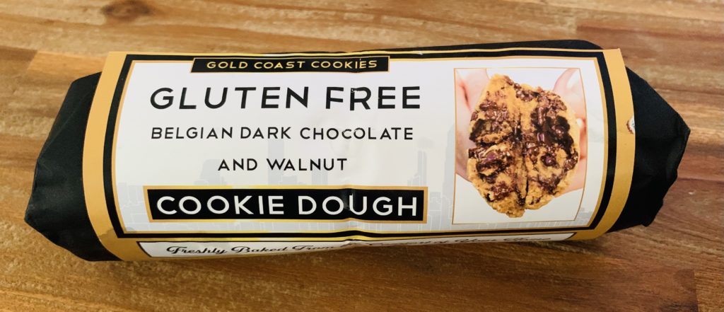 Gold Coast Cookies Gluten Free Belgian Dark Chocolate & Walnut Cookie Dough