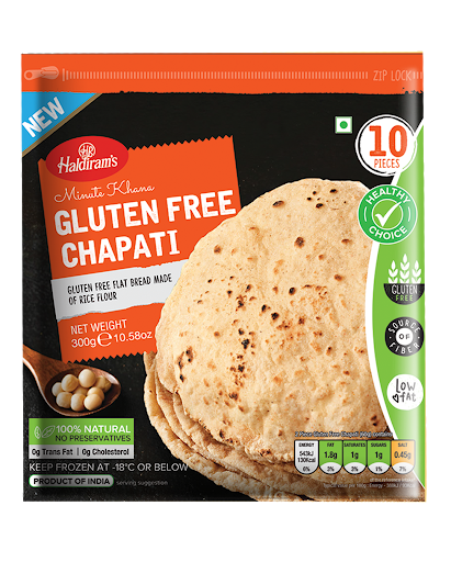 Haldiram Gluten Free Chapati.