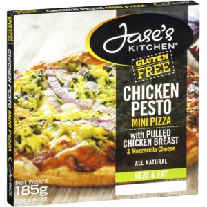 Jase's Kitchen Gluten Free Chicken Pesto Pizza 185g