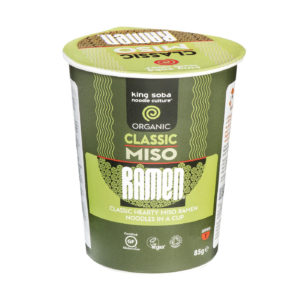 King Soba Organic Classic Miso Ramen Noodle Cup