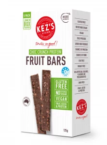Kez's Kitchen Gluten Free Choc Crunch Protein Bars 5pk