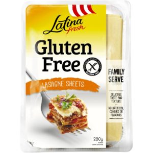 Latina Fresh Gluten Free Lasagne Sheets 280g