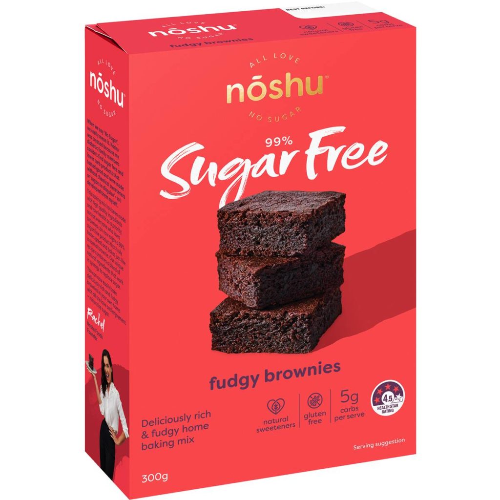Noshu 99% Sugar Free Fudgy Brownies Mix