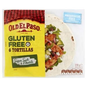 Old El Paso Gluten Free Tortillas 6 pack