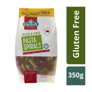 Orgran Gluten Free Spirals Pasta Rice & Vegetable