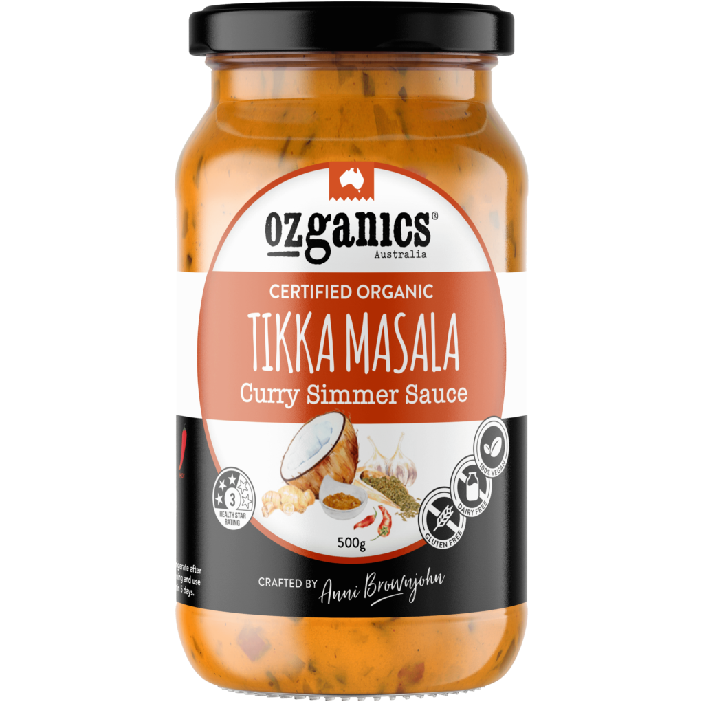 Ozganics Organic Tikka Masala Curry Simmer Sauce